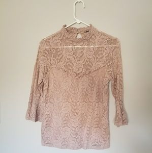 Pink Express lace Top